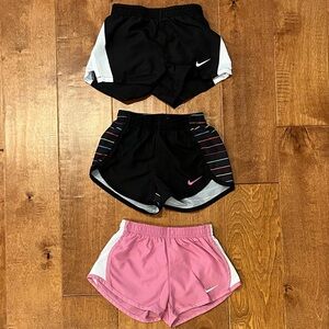 Toddler Girls Nike Dri-Fit Shorts - 3T - 3 included!! - Pink, Black, Rainbow